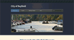 Desktop Screenshot of cityofbayfield.com